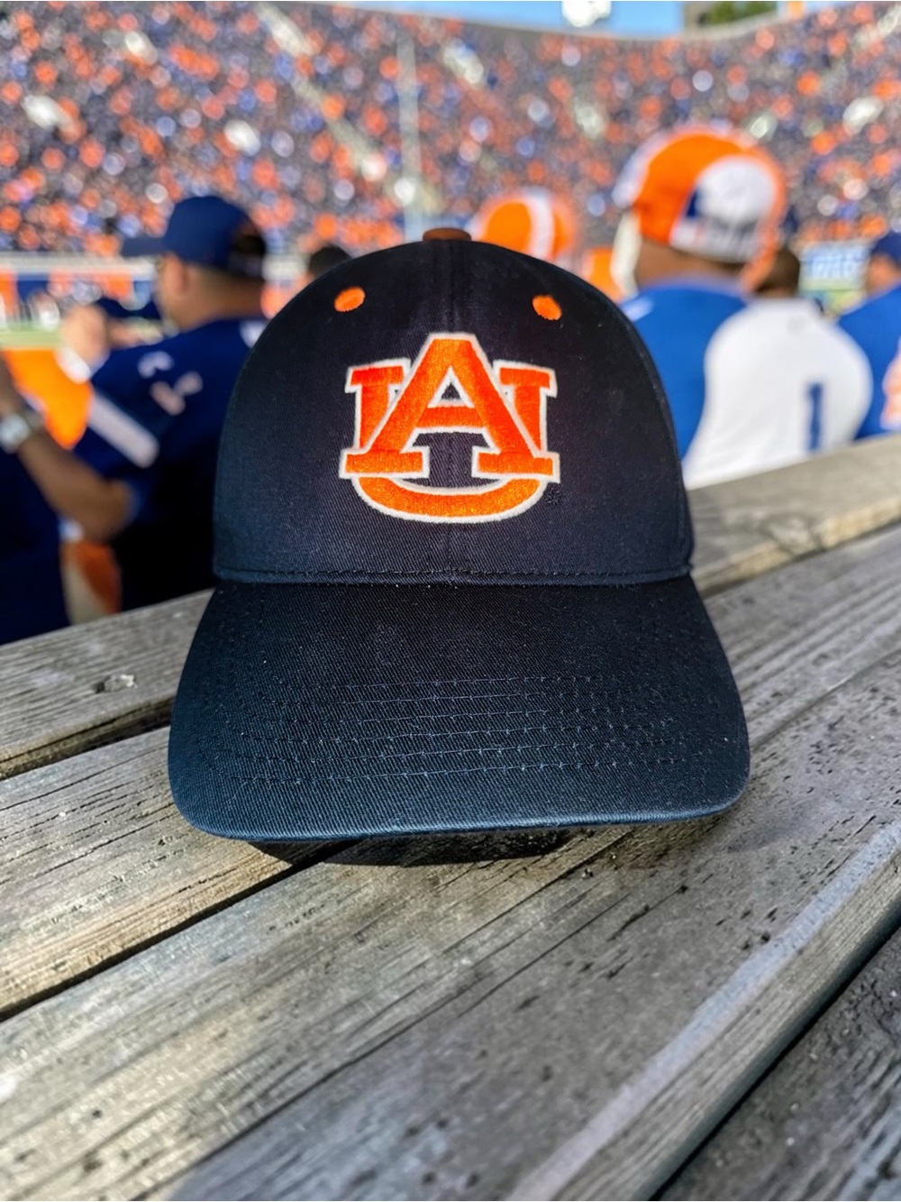 Captivating Headwear Auburn Tigers Blue Adjustable Hat EUC